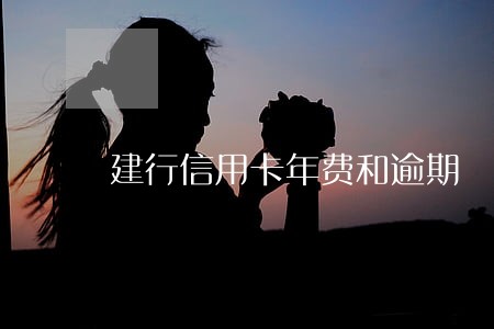 建行信用卡年费和逾期