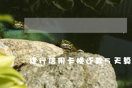 建行信用卡晚还款5天算逾期