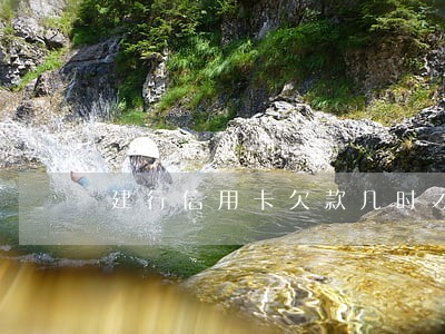 建行信用卡欠款几时才逾期