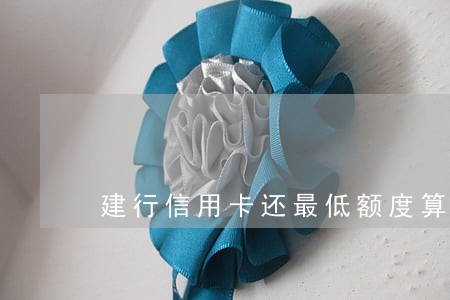 建行信用卡还最低额度算逾期吗