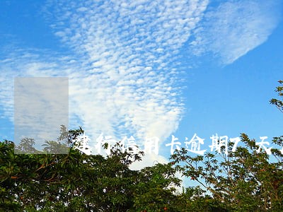 建行信用卡逾期7天后果 建行信用卡逾期7天后果