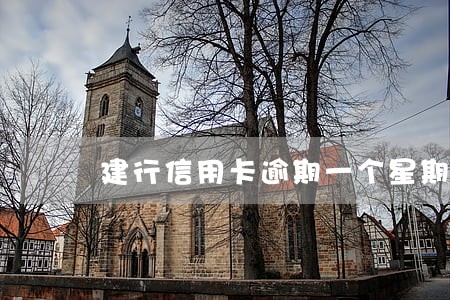 建行信用卡逾期一个星期还款