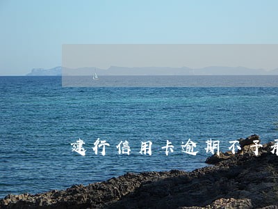 建行信用卡逾期不予承兑怎么解决 建行信用卡逾期不予承兑怎么解决
