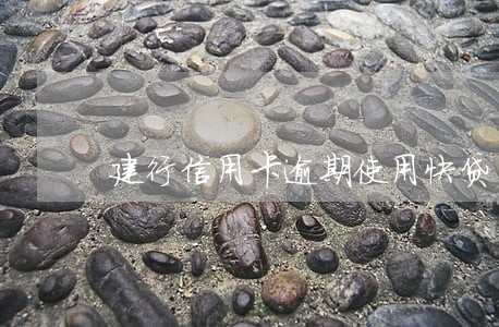 建行信用卡逾期使用快贷 建行信用卡逾期使用快贷