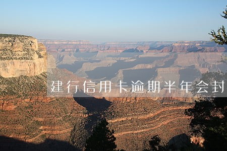 建行信用卡逾期半年会封卡吗