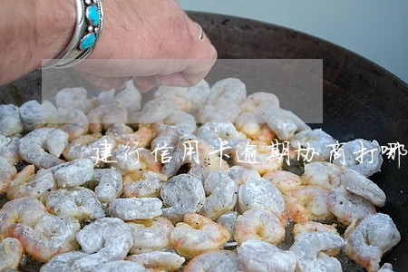 建行信用卡逾期协商打哪个电话 建行信用卡逾期协商打哪个电话