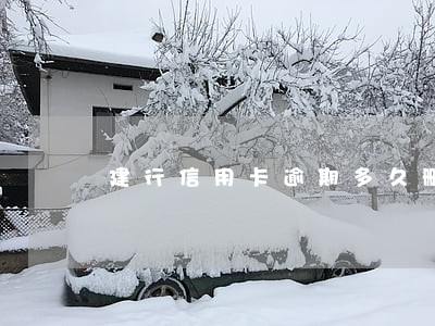 建行信用卡逾期多久删除 建行信用卡逾期多久删除