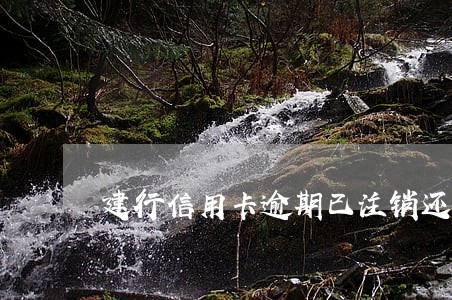 建行信用卡逾期已注销还能申请吗 建行信用卡逾期已注销还能申请吗