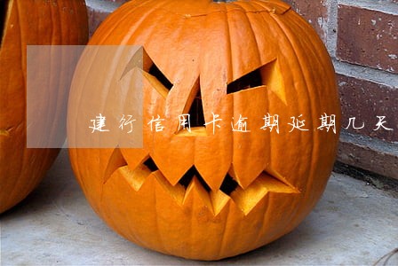 建行信用卡逾期延期几天