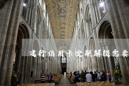 建行信用卡逾期解锁需要几天