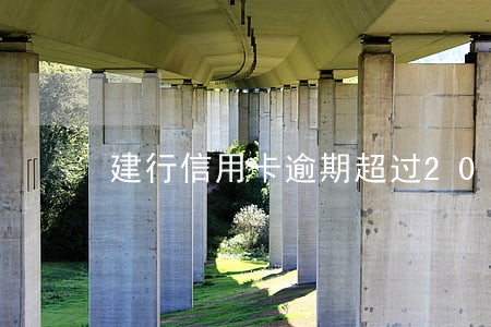 建行信用卡逾期超过200天