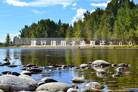 建行信用卡逾期还200 建行信用卡逾期还200