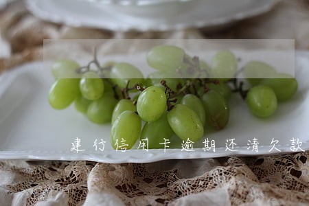 建行信用卡逾期还清欠款后 建行信用卡逾期还清欠款后