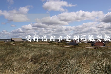 建行信用卡逾期还能贷款吗