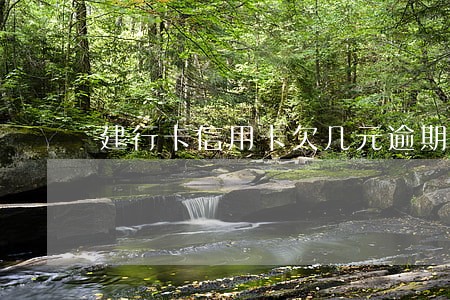 建行卡信用卡欠几元逾期 建行卡信用卡欠几元逾期