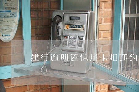 建行逾期还信用卡扣违约金 建行逾期还信用卡扣违约金