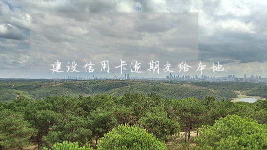 建设信用卡逾期交给本地 建设信用卡逾期交给本地