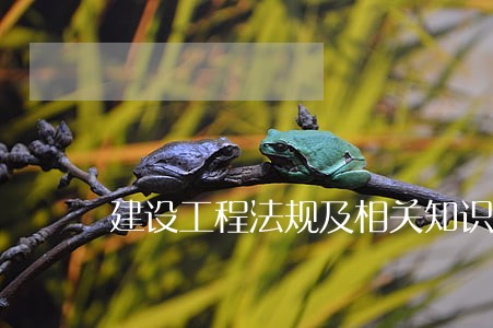 建设工程法规及相关知识复习题集 建设工程法规及相关知识复习题集
