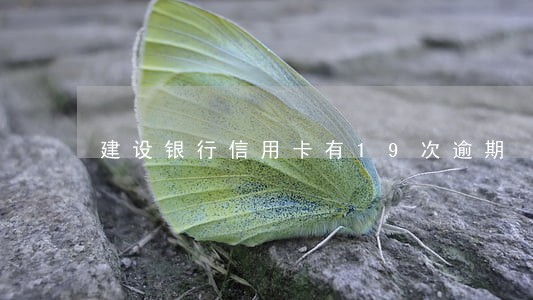 建设银行信用卡有19次逾期 建设银行信用卡有19次逾期
