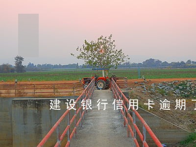 建设银行信用卡逾期了好害怕 建设银行信用卡逾期了好害怕