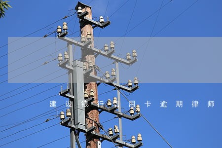 建设银行信用卡逾期律师文件 建设银行信用卡逾期律师文件