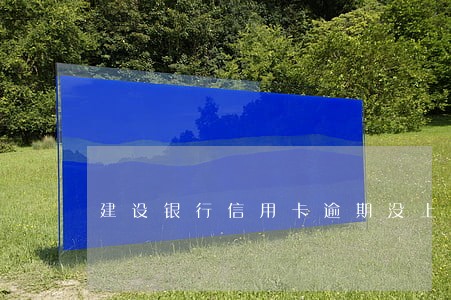 建设银行信用卡逾期没上征信 建设银行信用卡逾期没上征信