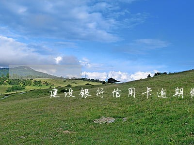 建设银行信用卡逾期费怎么算 建设银行信用卡逾期费怎么算