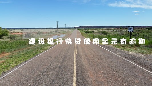 建设银行快贷使用显示有逾期 建设银行快贷使用显示有逾期