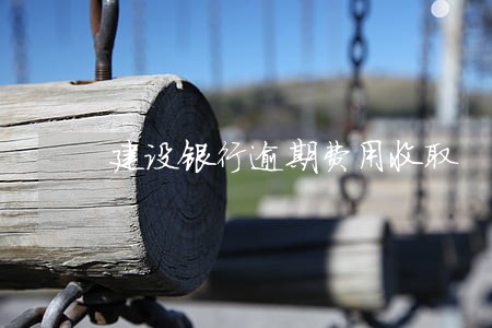 建设银行逾期费用收取 建设银行逾期费用收取