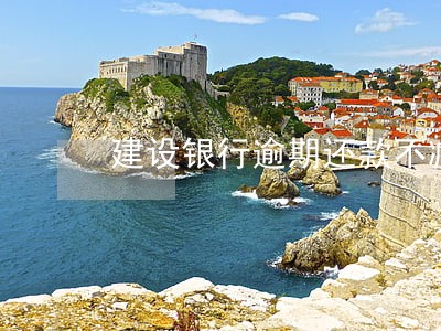 建设银行逾期还款不减免 建设银行逾期还款不减免