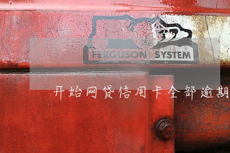开始网贷信用卡全部逾期了
