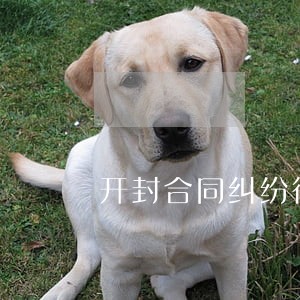 开封合同纠纷律师 开封合同纠纷律师