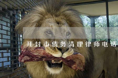 开封市债务清理律师电话咨询 开封市债务清理律师电话咨询