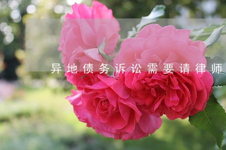 异地债务诉讼需要请律师吗 异地债务诉讼需要请律师吗