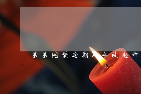 弟弟网贷逾期两年被起诉