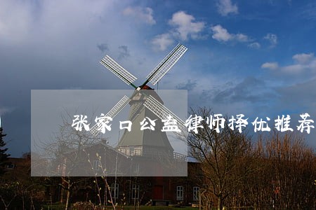 张家口公益律师择优推荐 张家口公益律师择优推荐