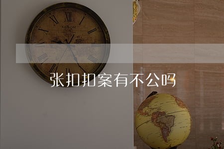 张扣扣案有不公吗