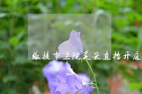 张掖市法院吴荣直播开庭 张掖市法院吴荣直播开庭