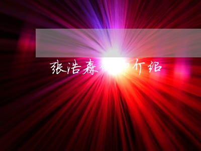 张浩森律师介绍 张浩森律师介绍