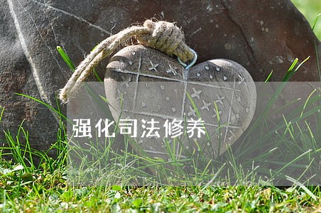 强化司法修养 强化司法修养