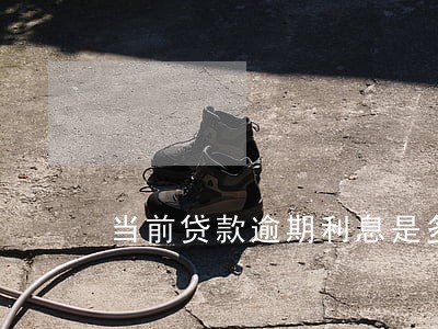 当前贷款逾期利息是多少