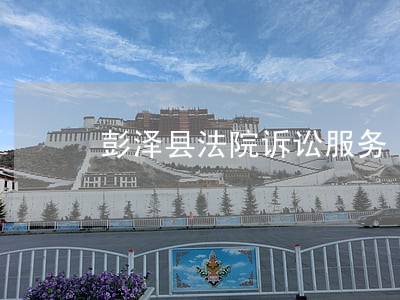 彭泽县法院诉讼服务 彭泽县法院诉讼服务