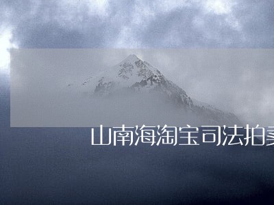 彿山南海淘宝司法拍卖 彿山南海淘宝司法拍卖