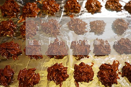 征信1个月内逾期记录 征信1个月内逾期记录