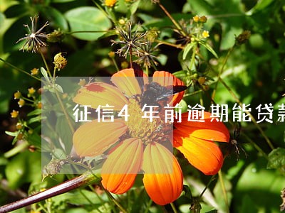 征信4年前逾期能贷款买房吗 征信4年前逾期能贷款买房吗