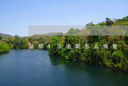 征信4次逾期怎么恢复 征信4次逾期怎么恢复