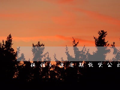 征信6次逾期能贷公积金贷款吗 征信6次逾期能贷公积金贷款吗
