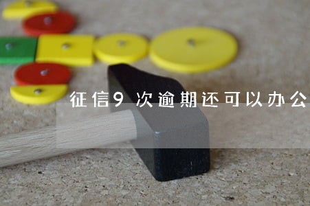 征信9次逾期还可以办公积金吗 征信9次逾期还可以办公积金吗