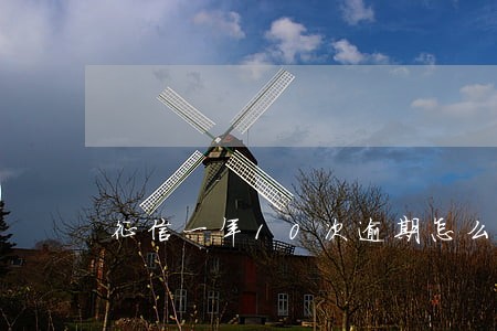 征信一年10次逾期怎么办 征信一年10次逾期怎么办