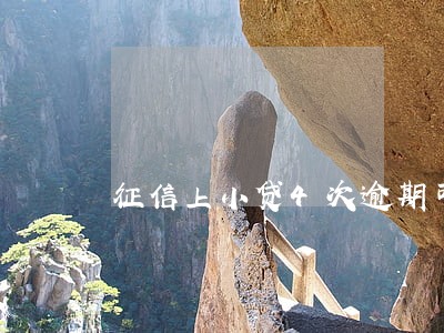 征信上小贷4次逾期可以车贷吗 征信上小贷4次逾期可以车贷吗